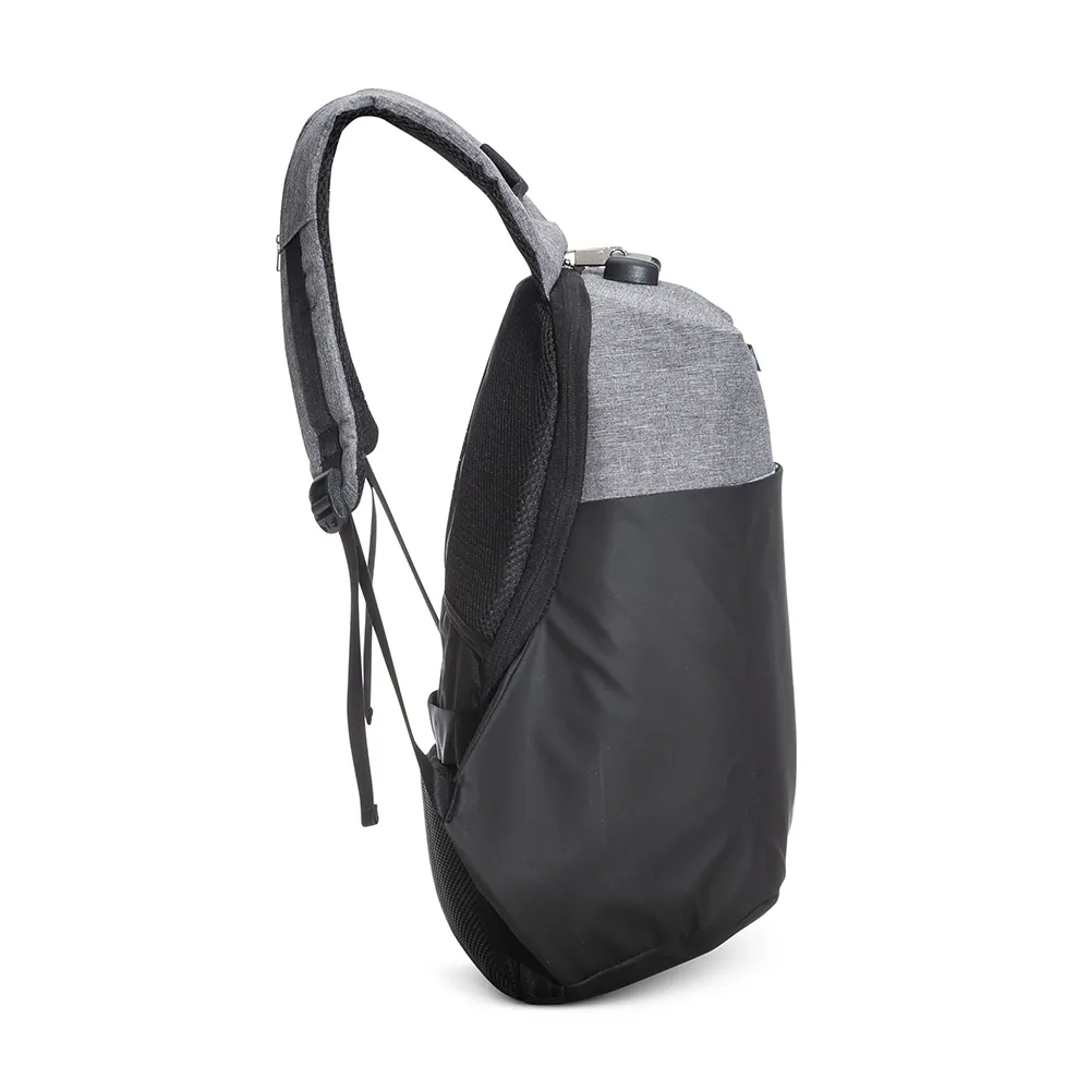 Mochila de Poliéster Anti-Furto USB com Segredo 31L - Thumbnail 6
