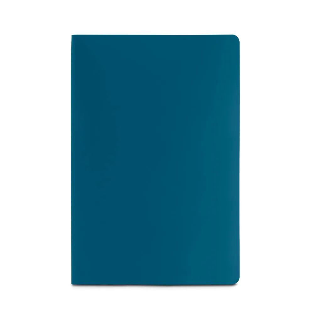 QUEIROS. Caderno A5 de capa flexível em papel pedra (620g/m²) - Thumbnail 4