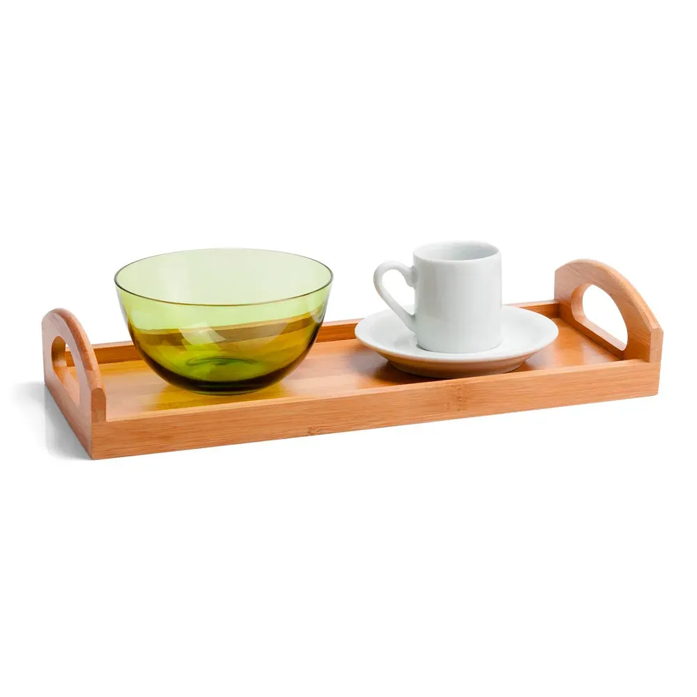 Bandeja Para Servir Em Bambu Gênova 32Cm X 14Cm - Thumbnail 5