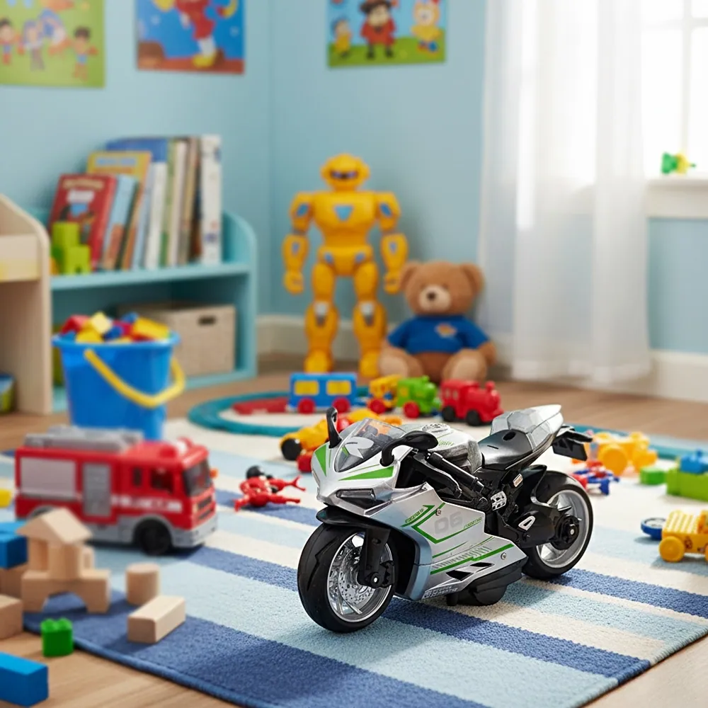 Moto Esportiva Miniatura - Thumbnail 4