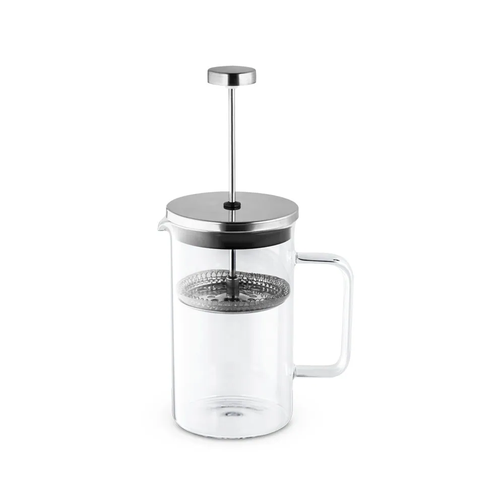 JENSON. Cafeteira em vidro borossilicato com tampa em aço inox (600 mL) - Thumbnail 4