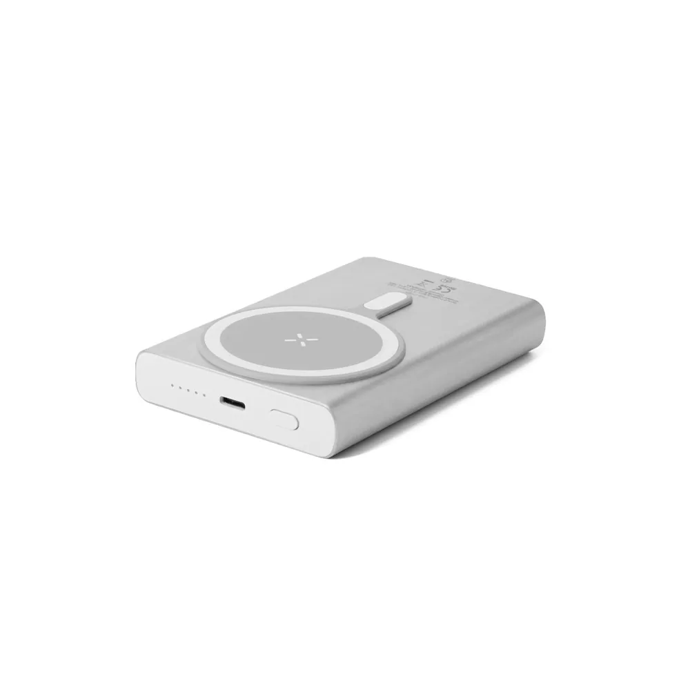 WRIGHT 10. Bateria portátil magnética com carregamento super-rápido em alumínio reciclado e ABS reciclado (10.000 mAh) - Thumbnail 9