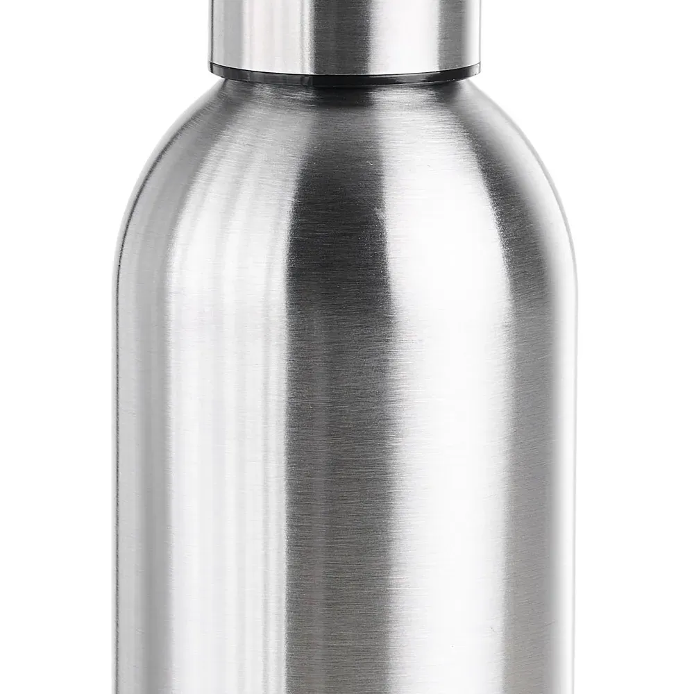 Garrafa Em Inox Parede Dupla - Prata - 500 Ml - Thumbnail 3