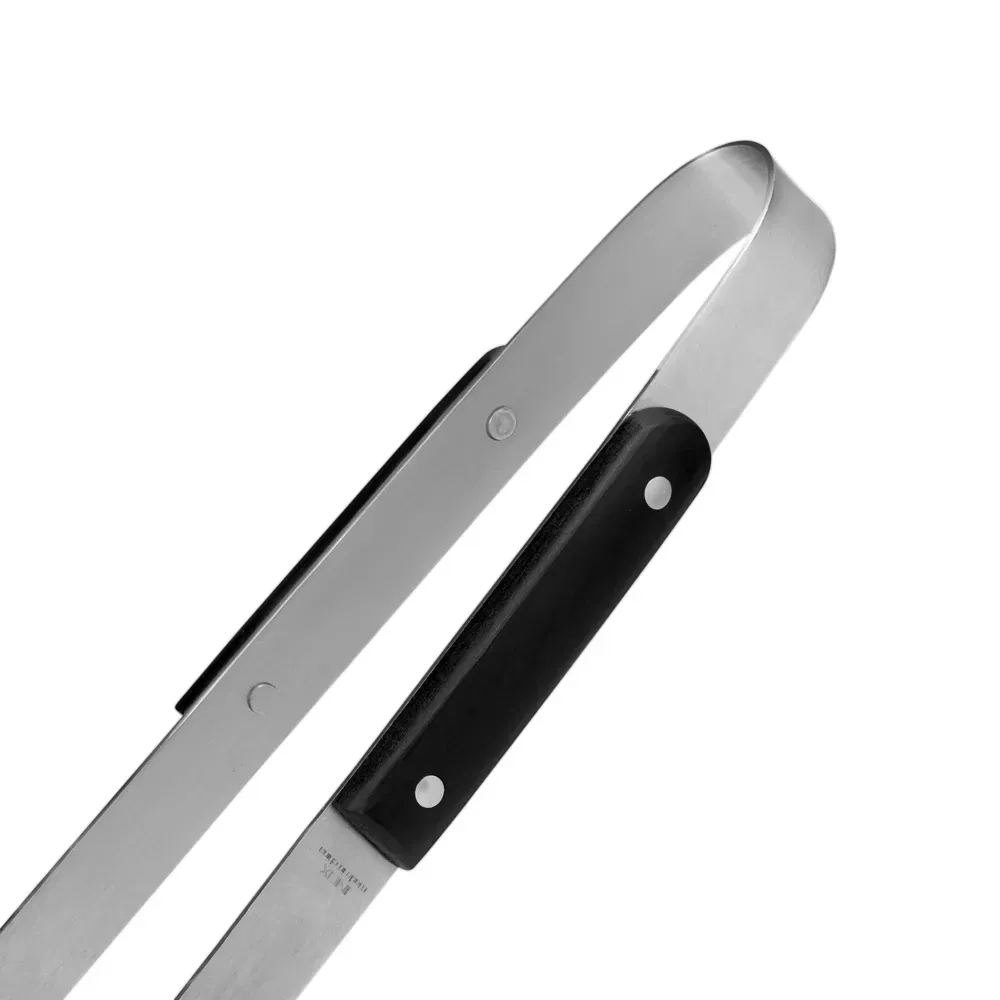 Pegador Em Madeira / Inox - Preto - 33Cm - Thumbnail 2