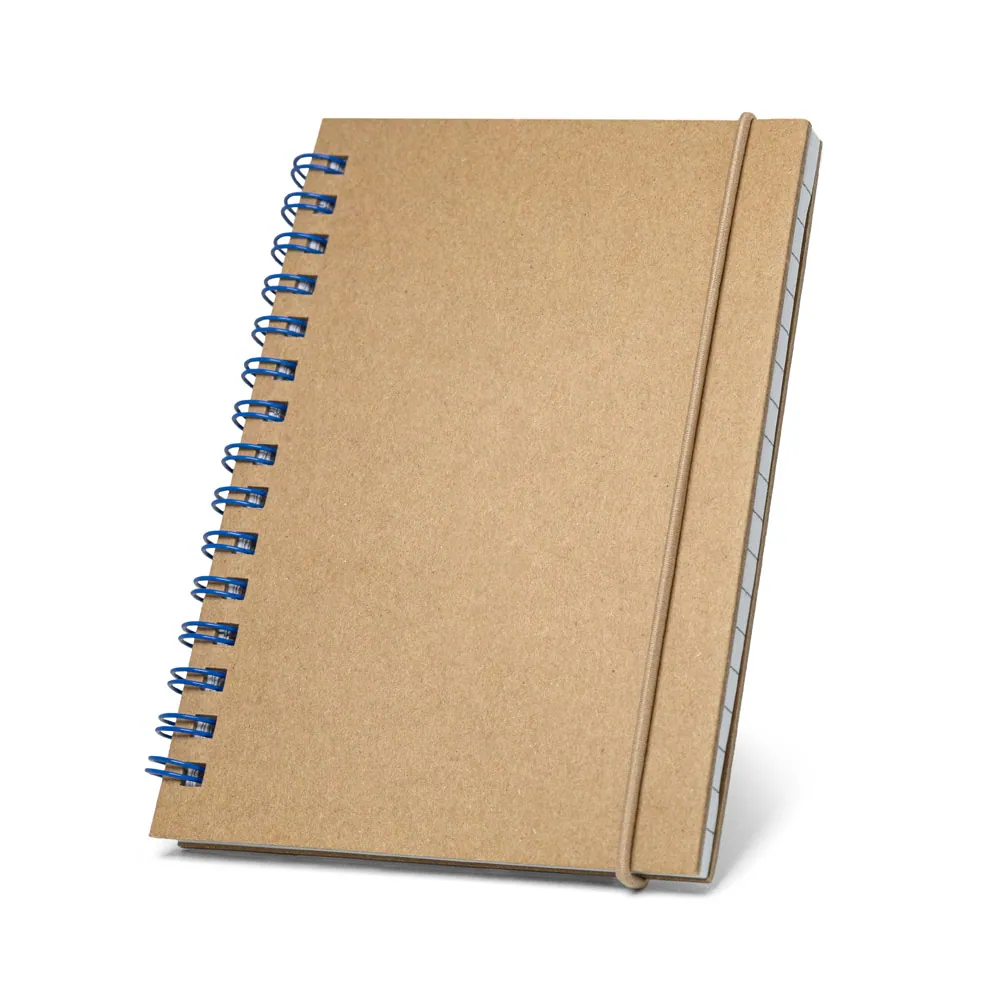 MARLOWE. Caderno de bolso espiral de capa dura em cartão, com páginas pautadas recicladas - Thumbnail 4