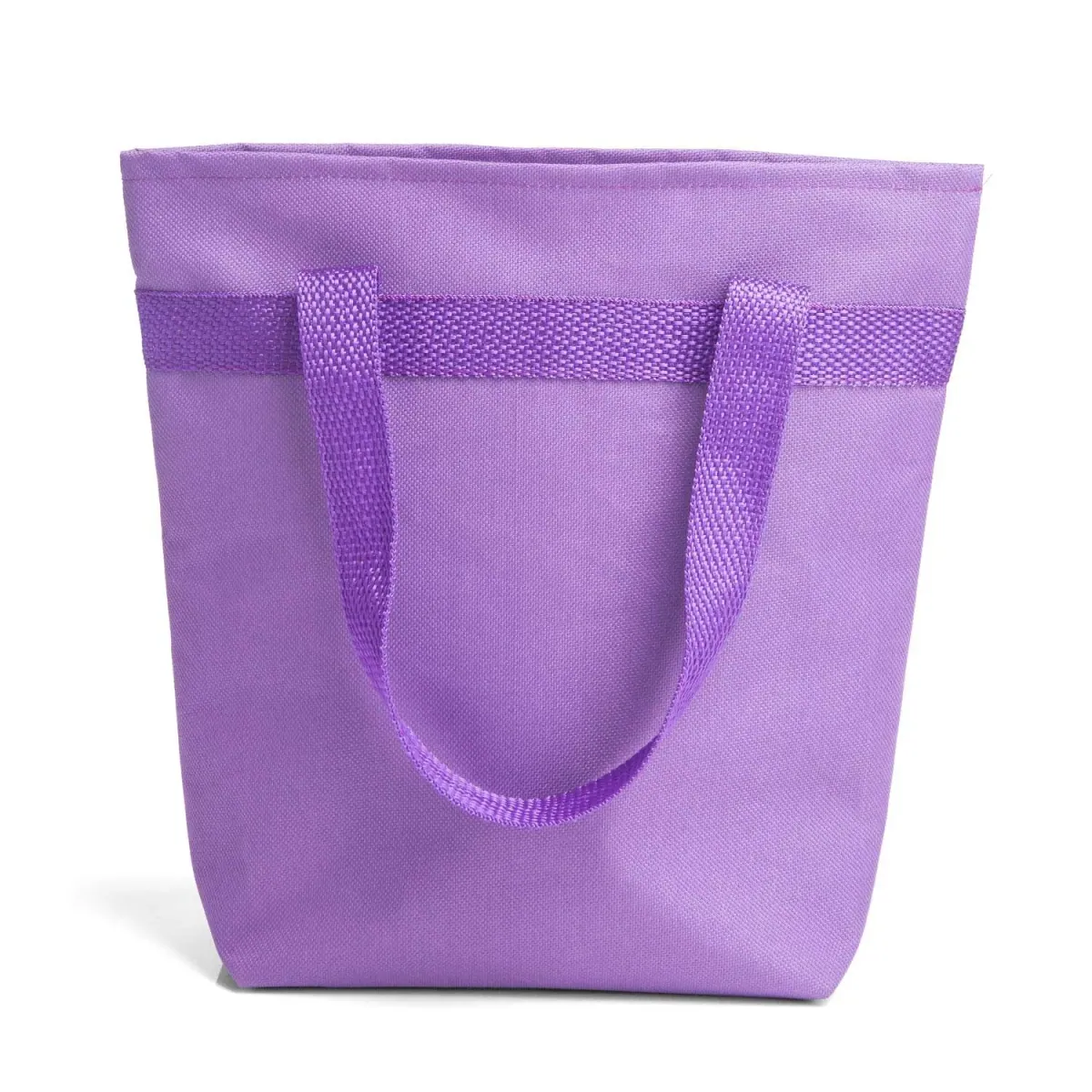 Sacola Térmica Em Nylon 600 - Roxo - 5L - 20,5X8X27Cm - Thumbnail 4
