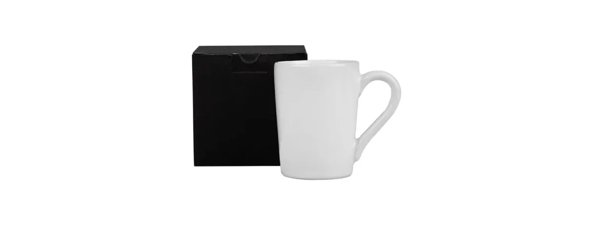 Caneca Em Cerâmica Branca - 230 Ml