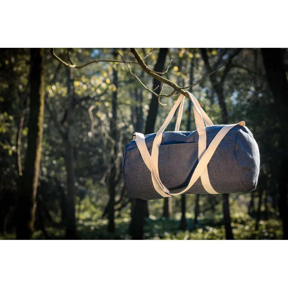 DENIM BAG. Sacola esportiva ou viagem em denim reciclado 25 L (300 g/m²) - Thumbnail 7