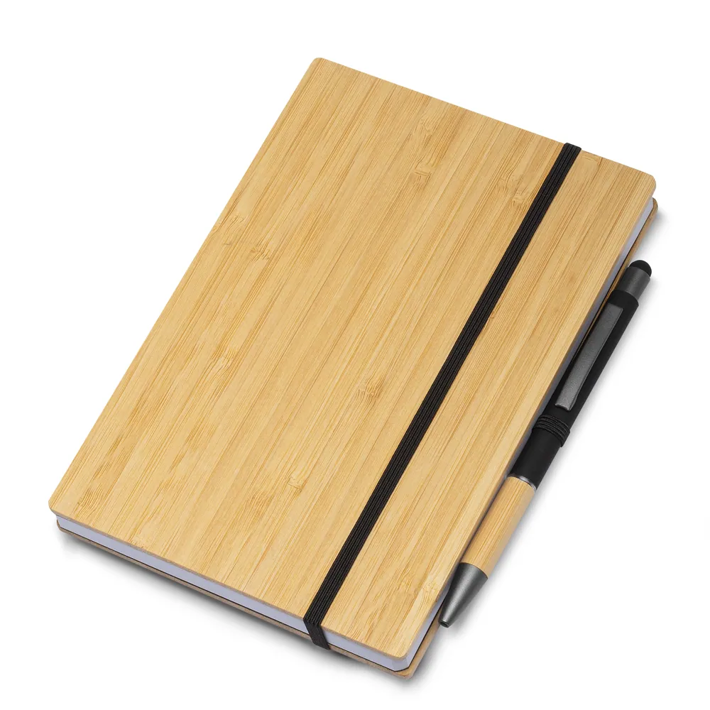 Caderno B6 Capa em Bambu - Thumbnail 4