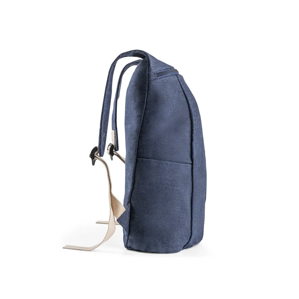 DENIM BPACK. Mochila casual em denim reciclado 8 L (300 g/m²) - Thumbnail 4