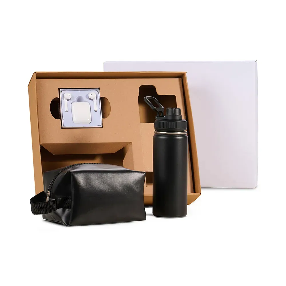 Kit Garrafa, Necessaire E Fone - 3 Pçs - Thumbnail 2