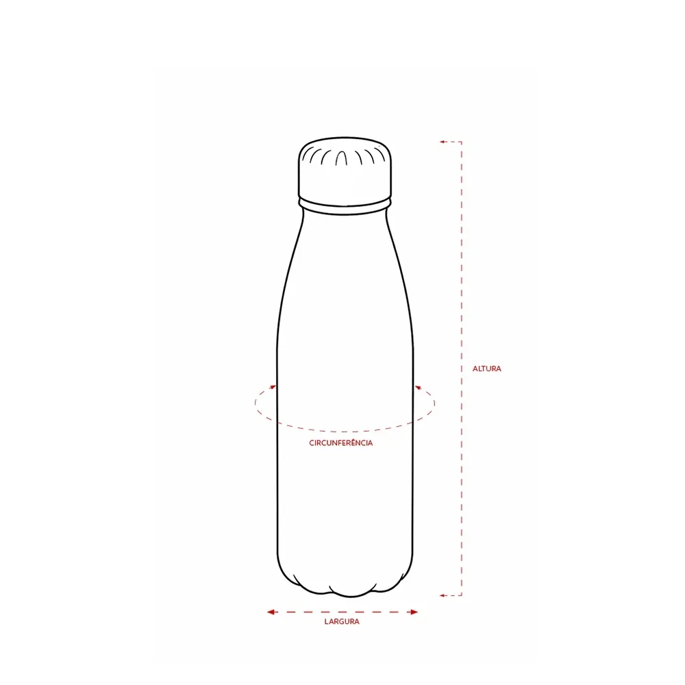 Garrafa Alumínio 550ml - Thumbnail 5