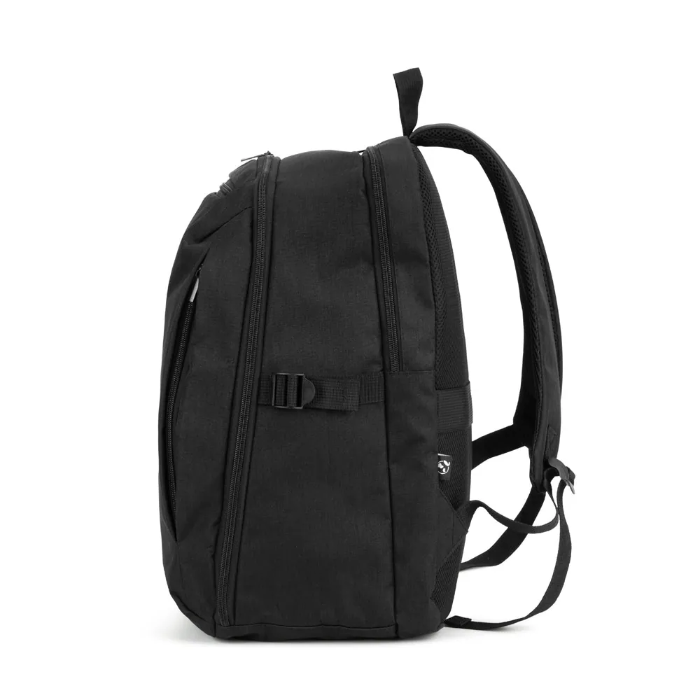 UDINE. Mochila com um compartimento de abertura total em poliéster reciclado 300D de alta densidade (16") - Thumbnail 5