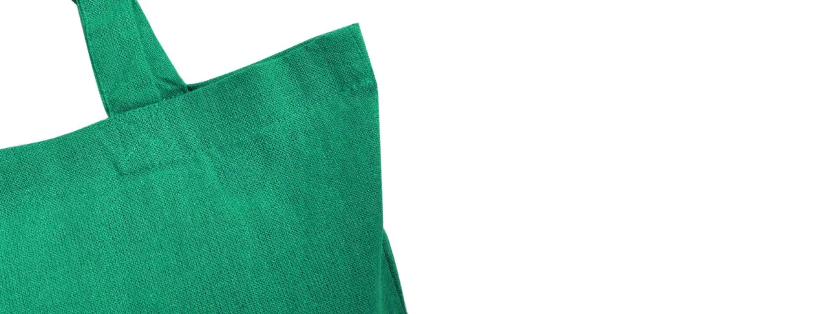 Ecobag Em Algodão Reciclado / Rpet - 38X42 - Verde - Thumbnail 3