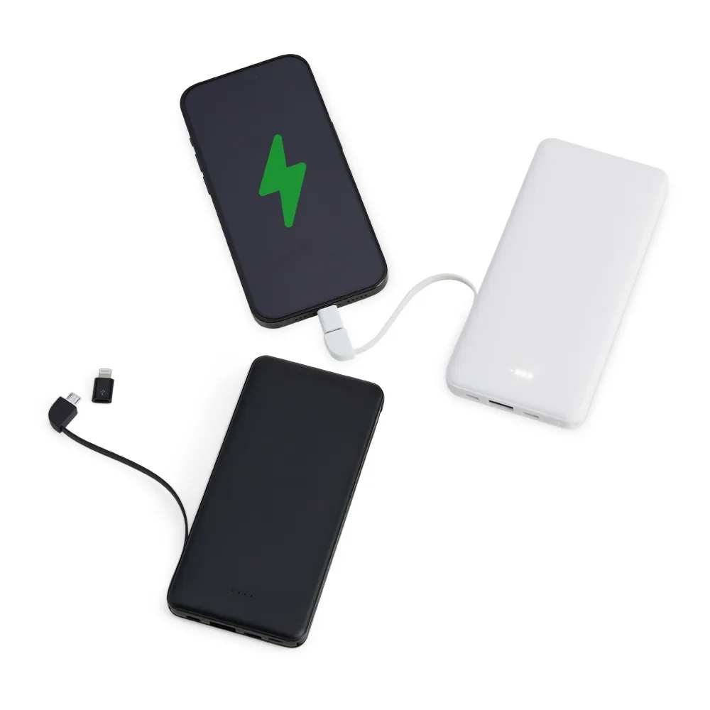 Power Bank 10.000mAh com Indicador LED - Thumbnail 2