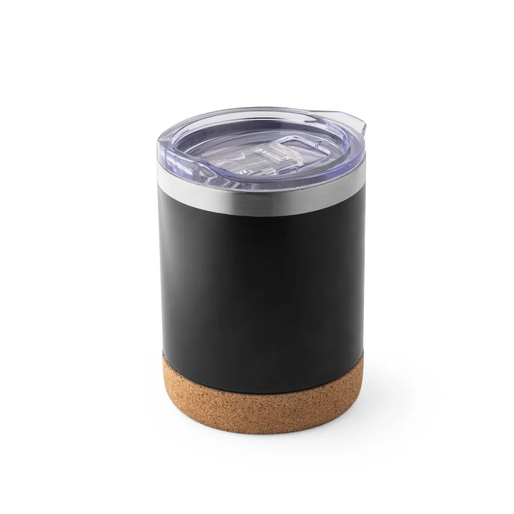 SOLBERG TUMBLER. Copo de viagem térmico em aço inox, de parede dupla isolada a vácuo (400 mL) - Thumbnail 3