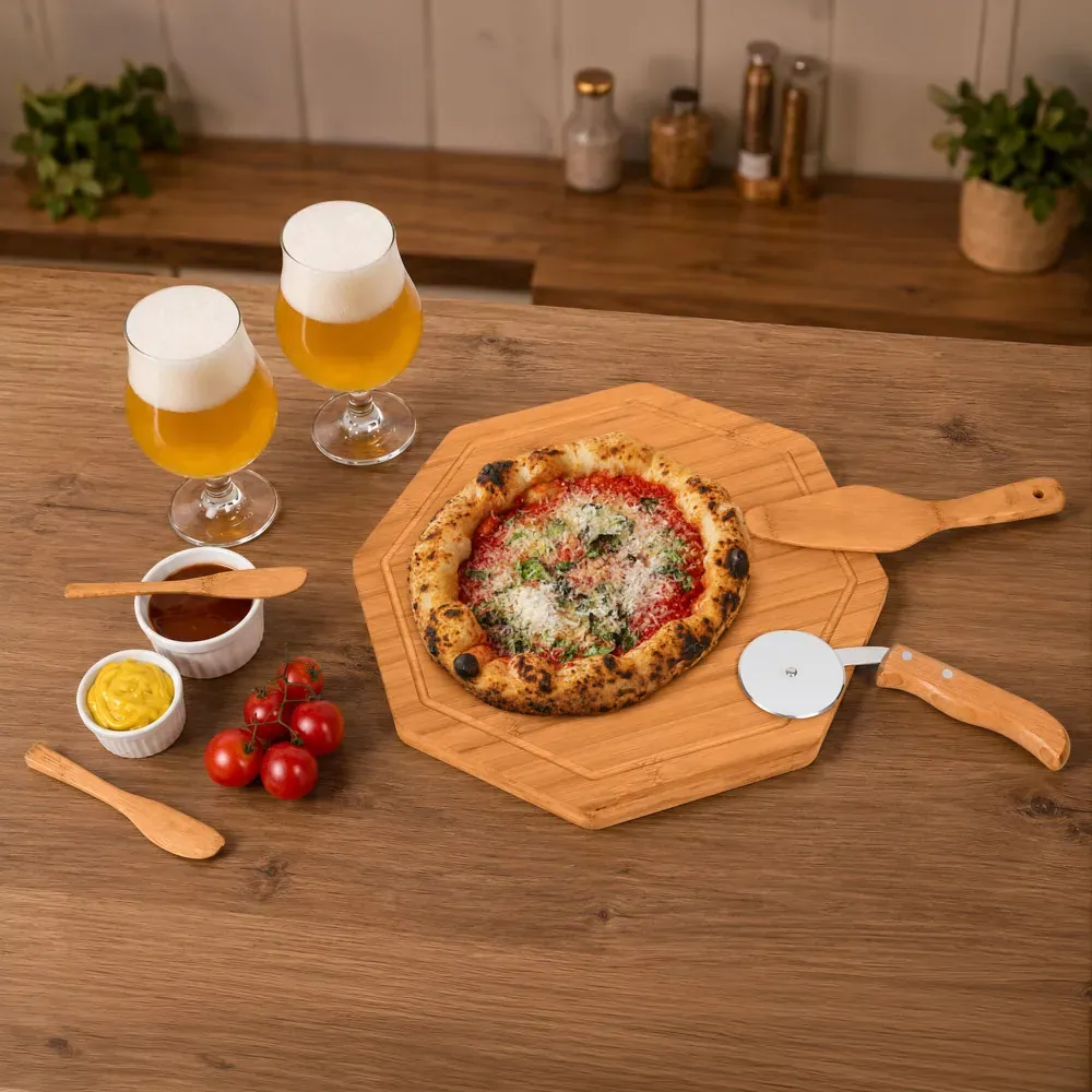 Kit Para Pizza / Petisco / Cerveja - 9 Pçs - Thumbnail 6