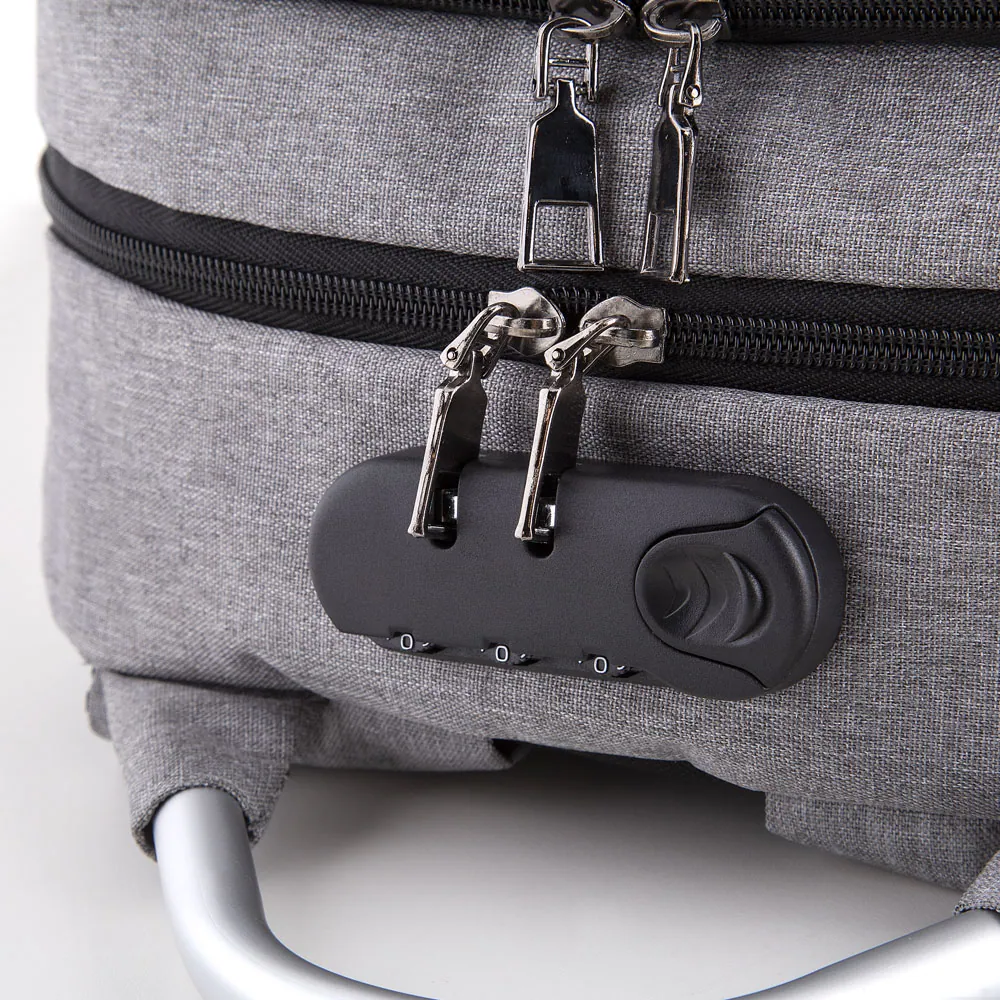Mochila para Notebook em Poliéster e PU - Thumbnail 6