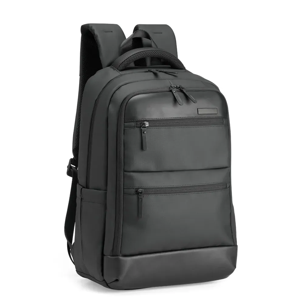 Mochila Em Pu/Polyester - Premium - 24L - Preta
