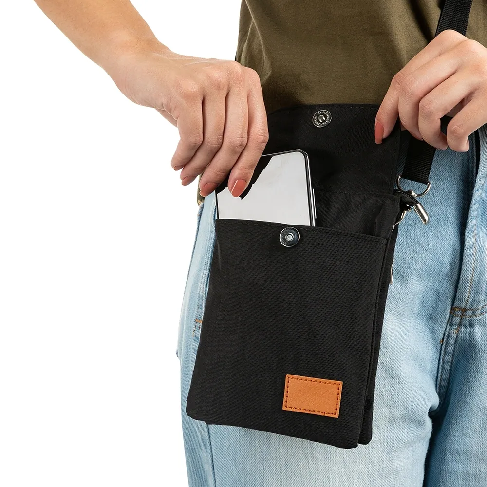 Mini Bolsa Transversal de Nylon 1L - Thumbnail 6