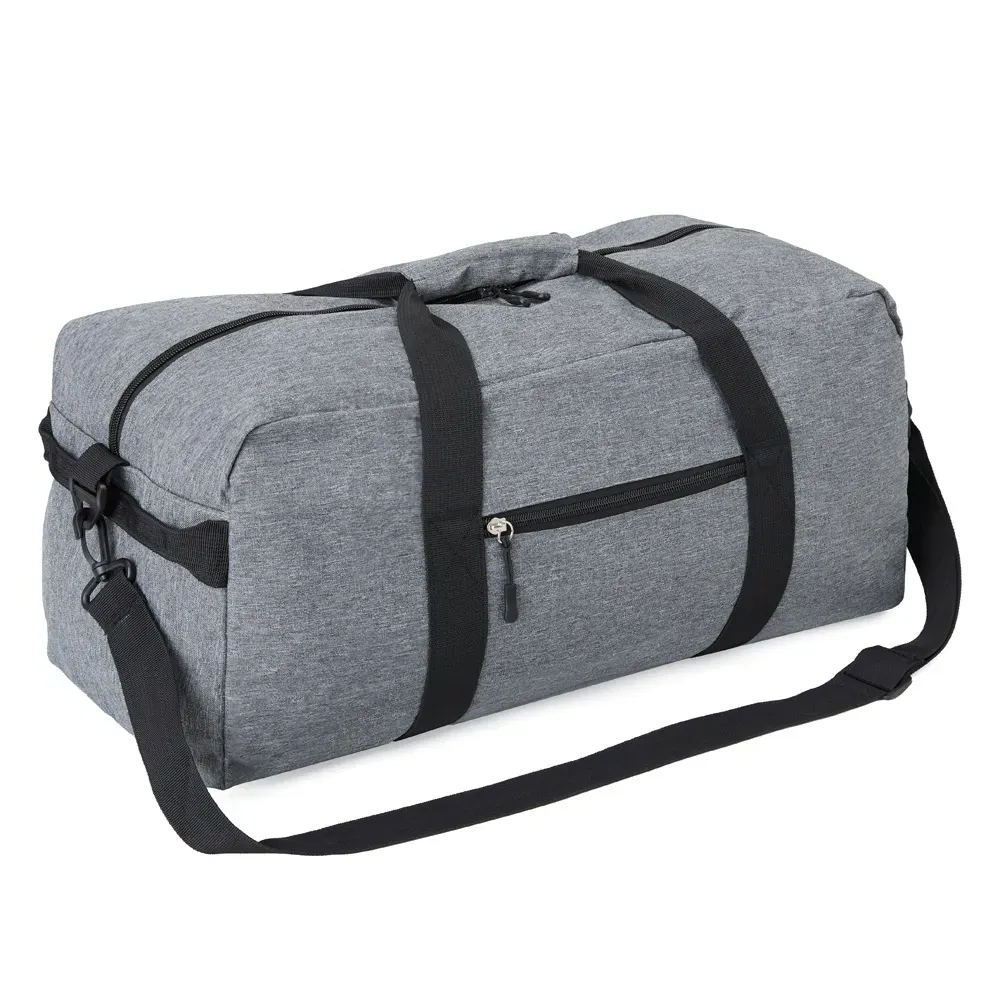 Mala Esportiva Em Polyester 300D - Melange Cinza - 31L - Thumbnail 2