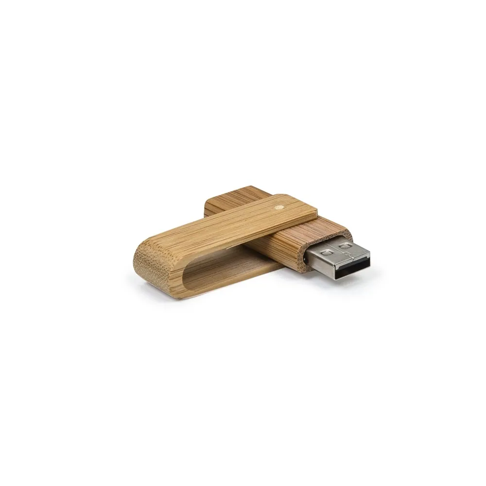 Pen Drive Giratório Bambu 4GB/8GB/16GB/32GB - Thumbnail 2