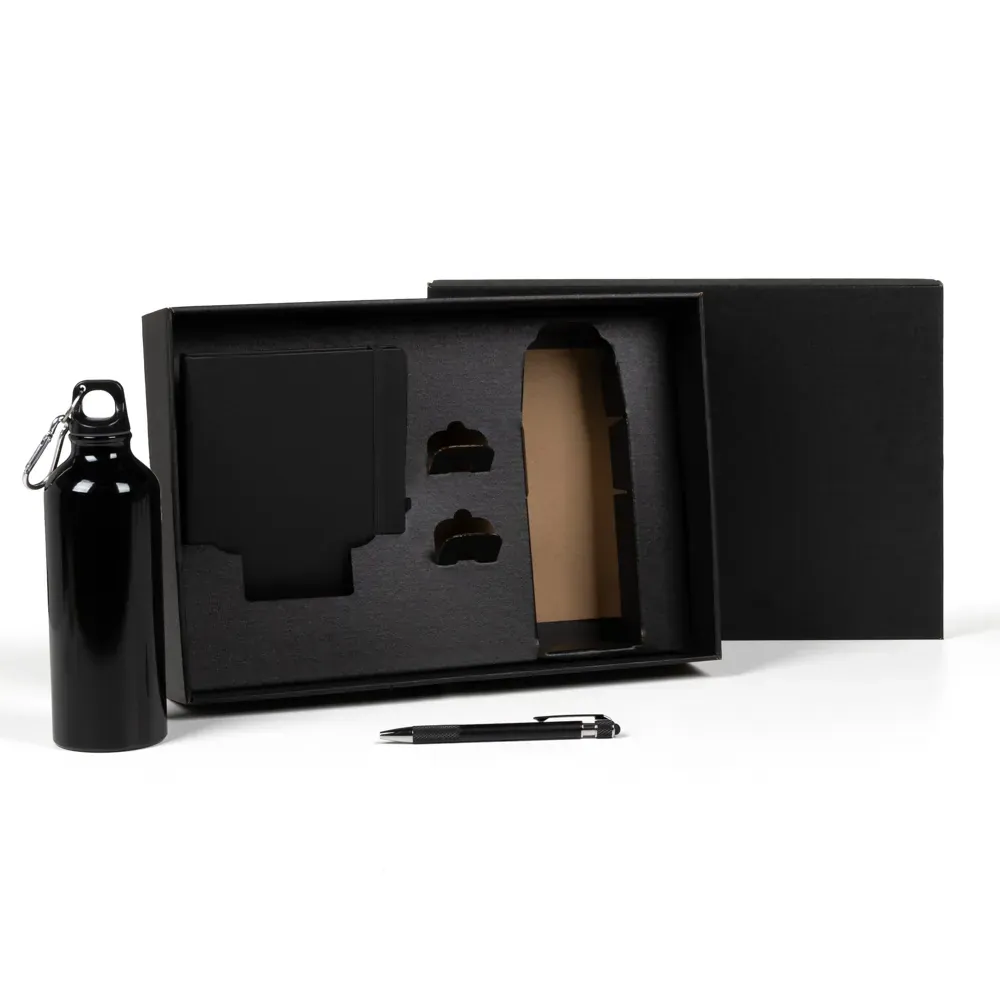 Kit Squeeze, Caderneta E Caneta - Preto - 3 Pçs - Thumbnail 2