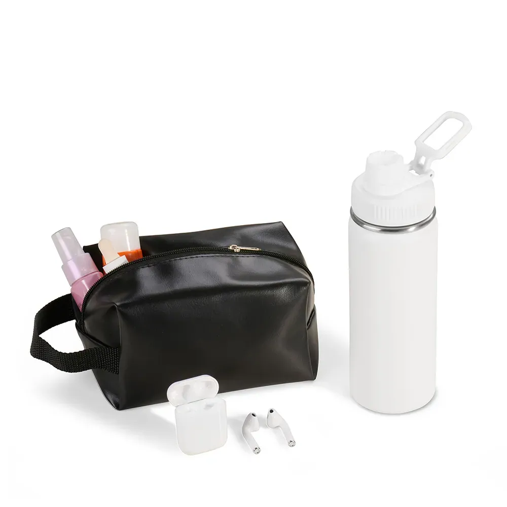 Kit Garrafa, Necessaire E Fone - 3 Pçs - Thumbnail 5
