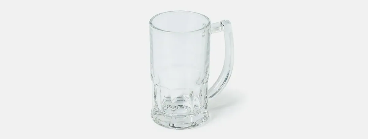 Caneca De Vidro Para Chopp / Cerveja - 340 Ml - Thumbnail 3