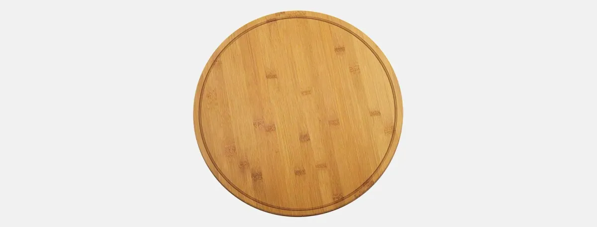 Conj. Para Pizza Em Bambu/Madeira/Inox 35 Cm - 11 Pçs - Thumbnail 5