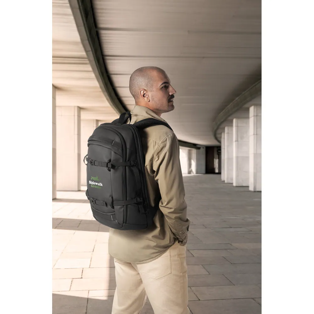 KAMPALA. Mochila para notebook (17.3") em 900D poliéster reciclado de alta densidade com revestimento resistente à agua (21 L) - Thumbnail 12