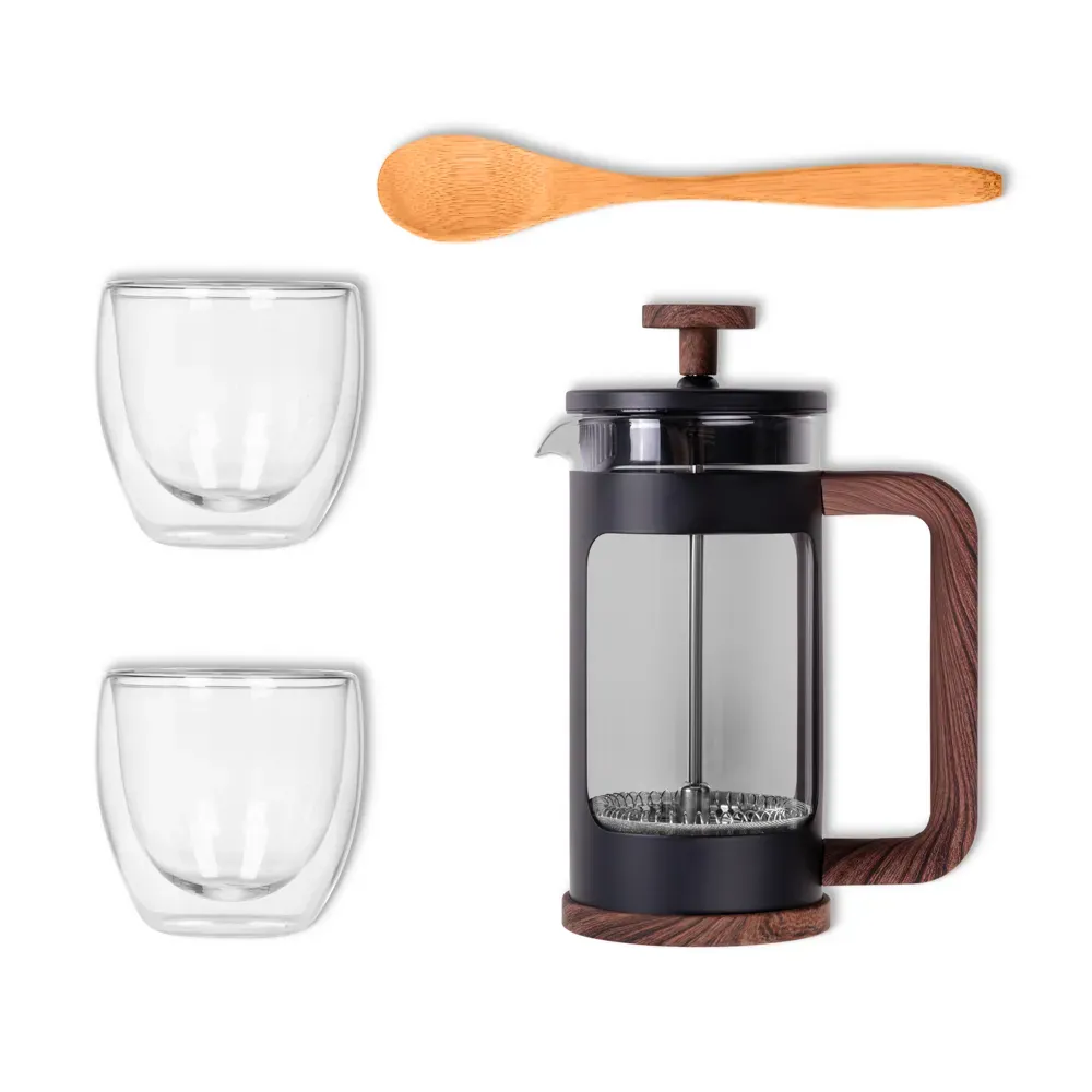 Kit Para Café Com Prensa Francesa - 4 Pçs - Thumbnail 3