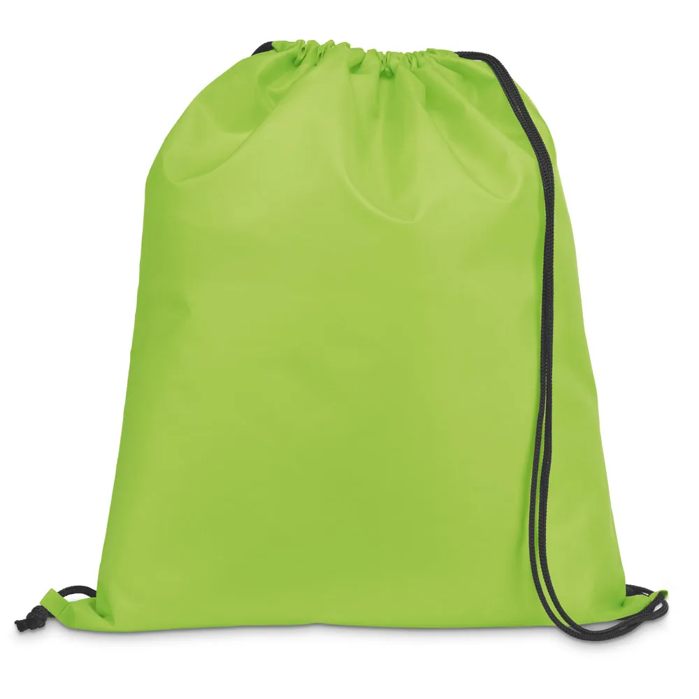 CARNABY. Sacola tipo mochila em 210D com cordões em preto - Thumbnail 22