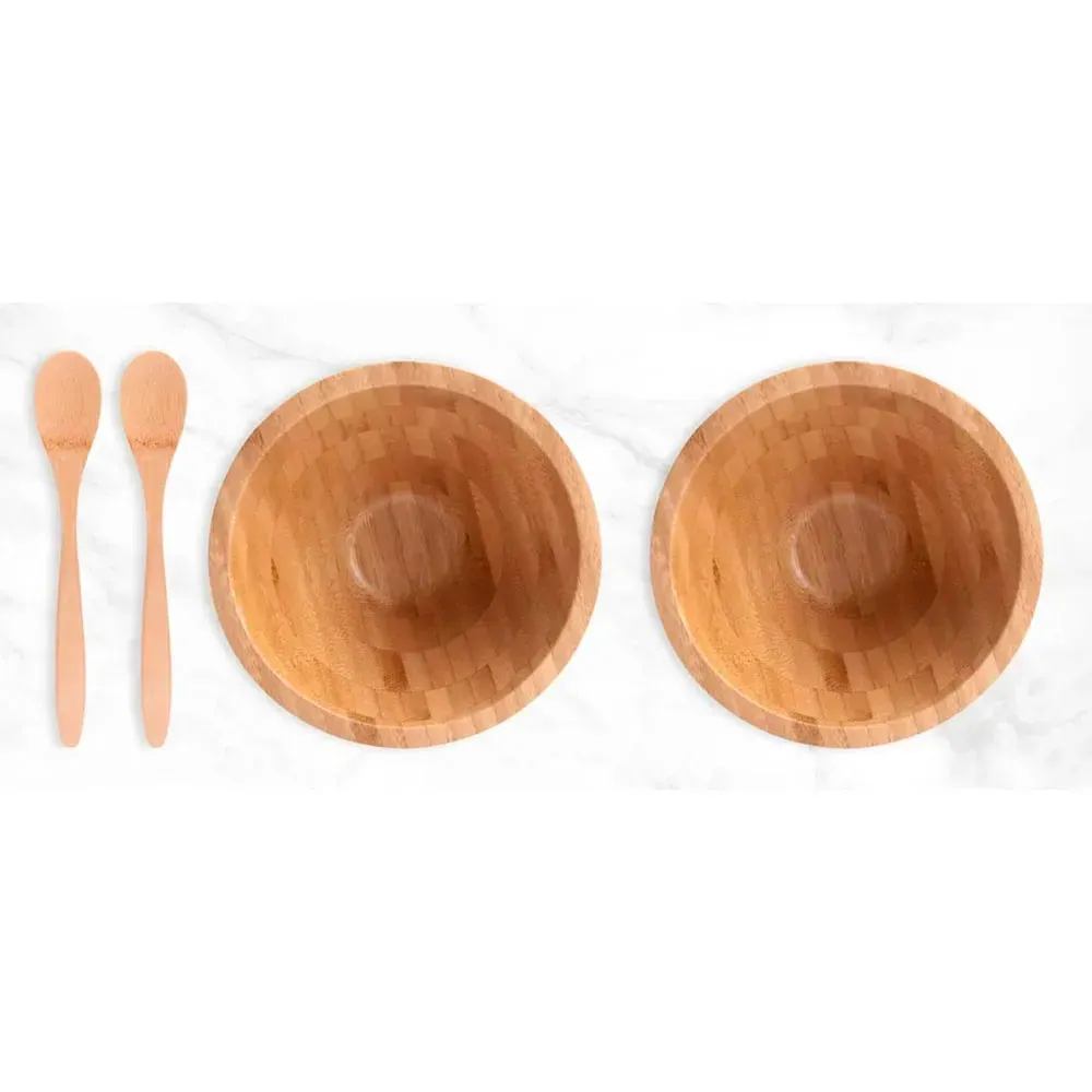 Kit Para Café Da Manhã Em Bambu - 4 Pçs - Thumbnail 2