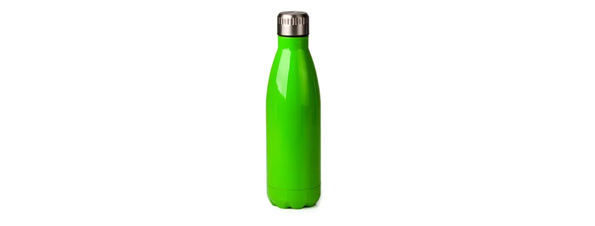 Garrafa Em Aço Inox - Verde - 750Ml - Thumbnail 2