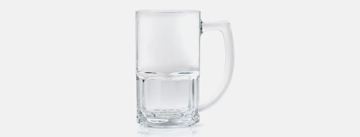 Caneca De Vidro Para Chopp / Cerveja - 340 Ml - Thumbnail 2