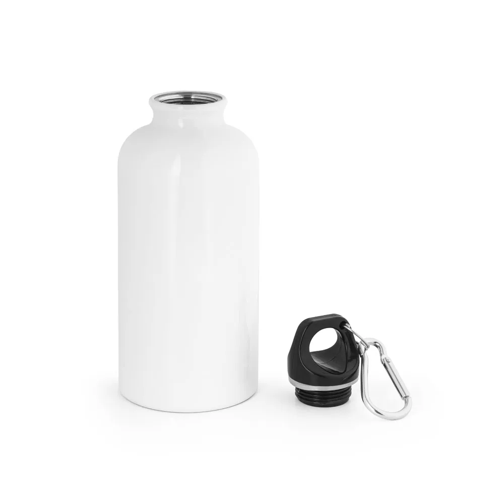 KARSTEN M. Squeeze esportiva em aço inox, de parede simples com acabamento brilhante (560 mL) - Thumbnail 5