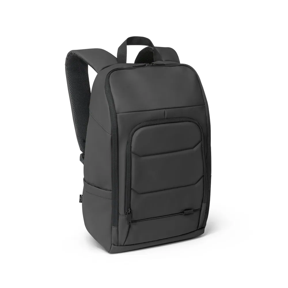 TOULON. Mochila para notebook (16") em poliéster reciclado 600D de alta densidade, com revestimento resistente à água (19 L) - Thumbnail 2