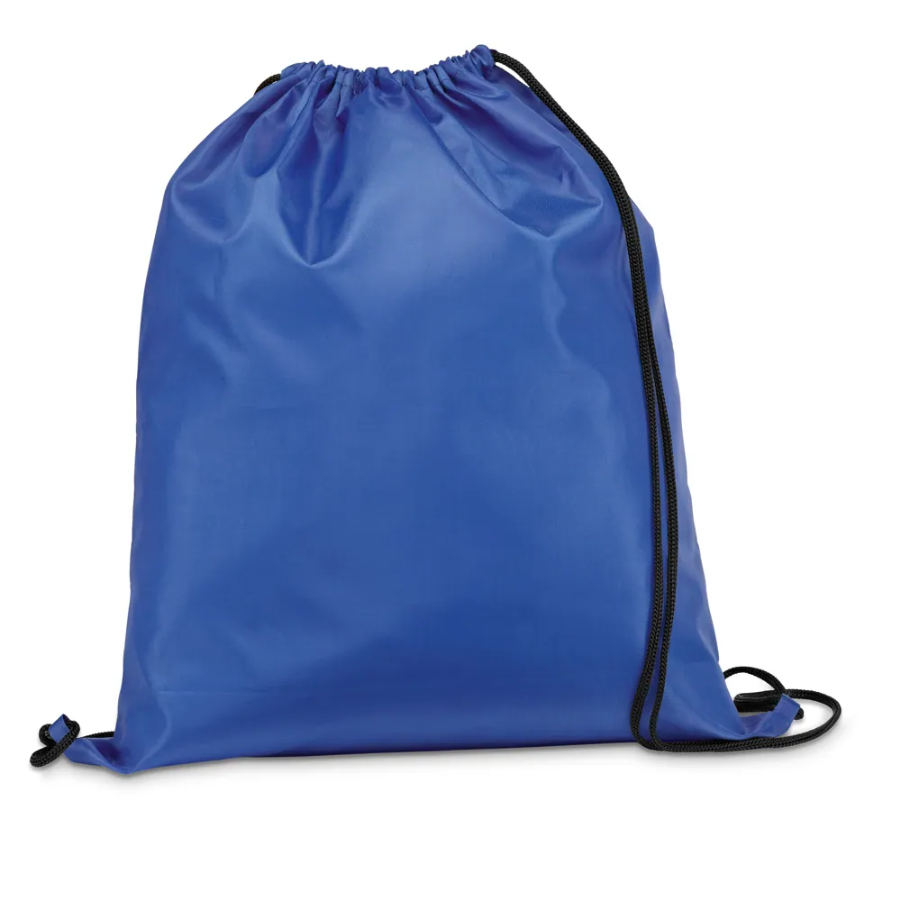 CARNABY. Sacola tipo mochila em 210D com cordões em preto - Thumbnail 8