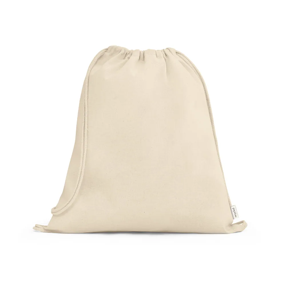 MAIORCA. Sacola tipo mochila em 100% algodão reciclado (180 g/m²) - Thumbnail 2