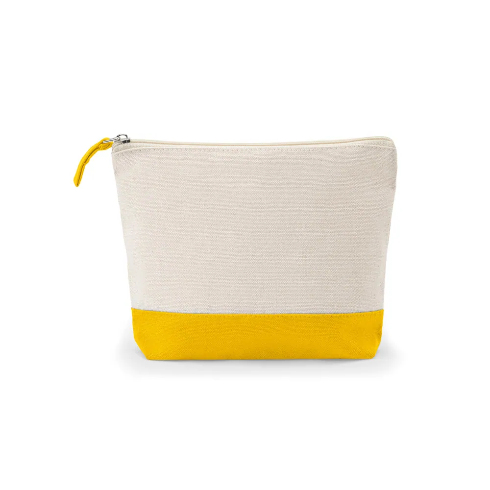 DAPHNE. Necessaire para cosméticos 100% algodão (340 g/m²) bicolor - Thumbnail 8