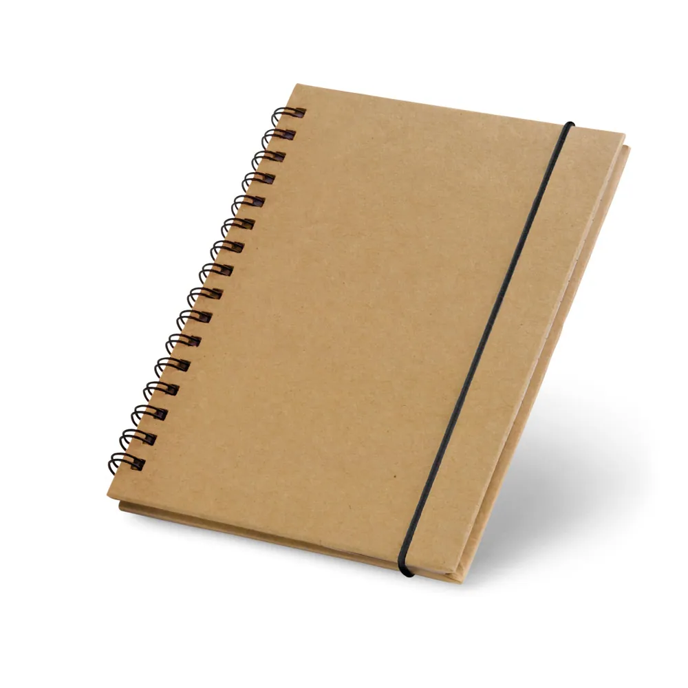 CORNISH. Caderno A6 de capa dura em cartão, com páginas lisas recicladas - Thumbnail 6