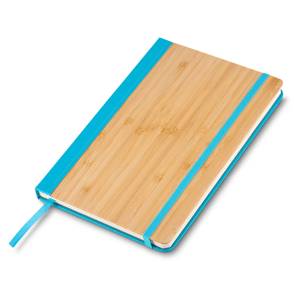 Caderno A5 Capa em Bambu e PU - Thumbnail 2
