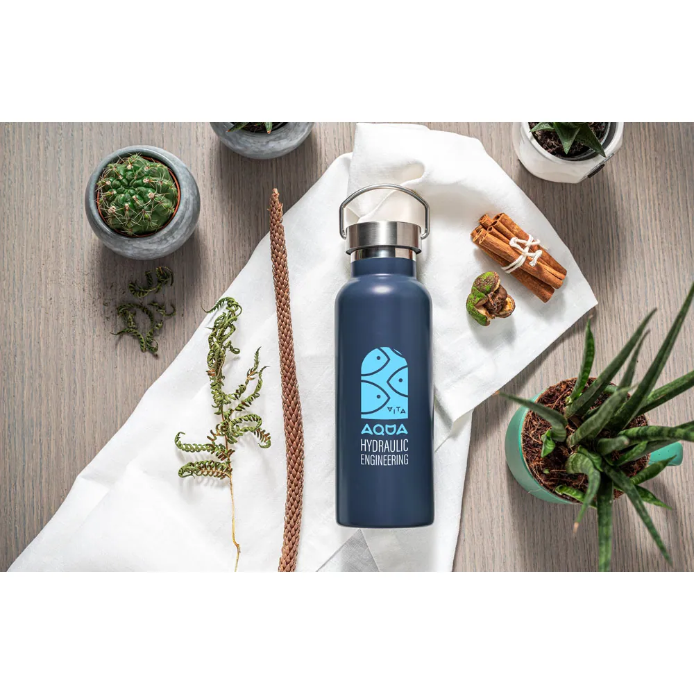 DUPLANTIS. Garrafa térmica em aço inox 36% reciclado de parede dupla isolada a vácuo (810 mL) - Thumbnail 8