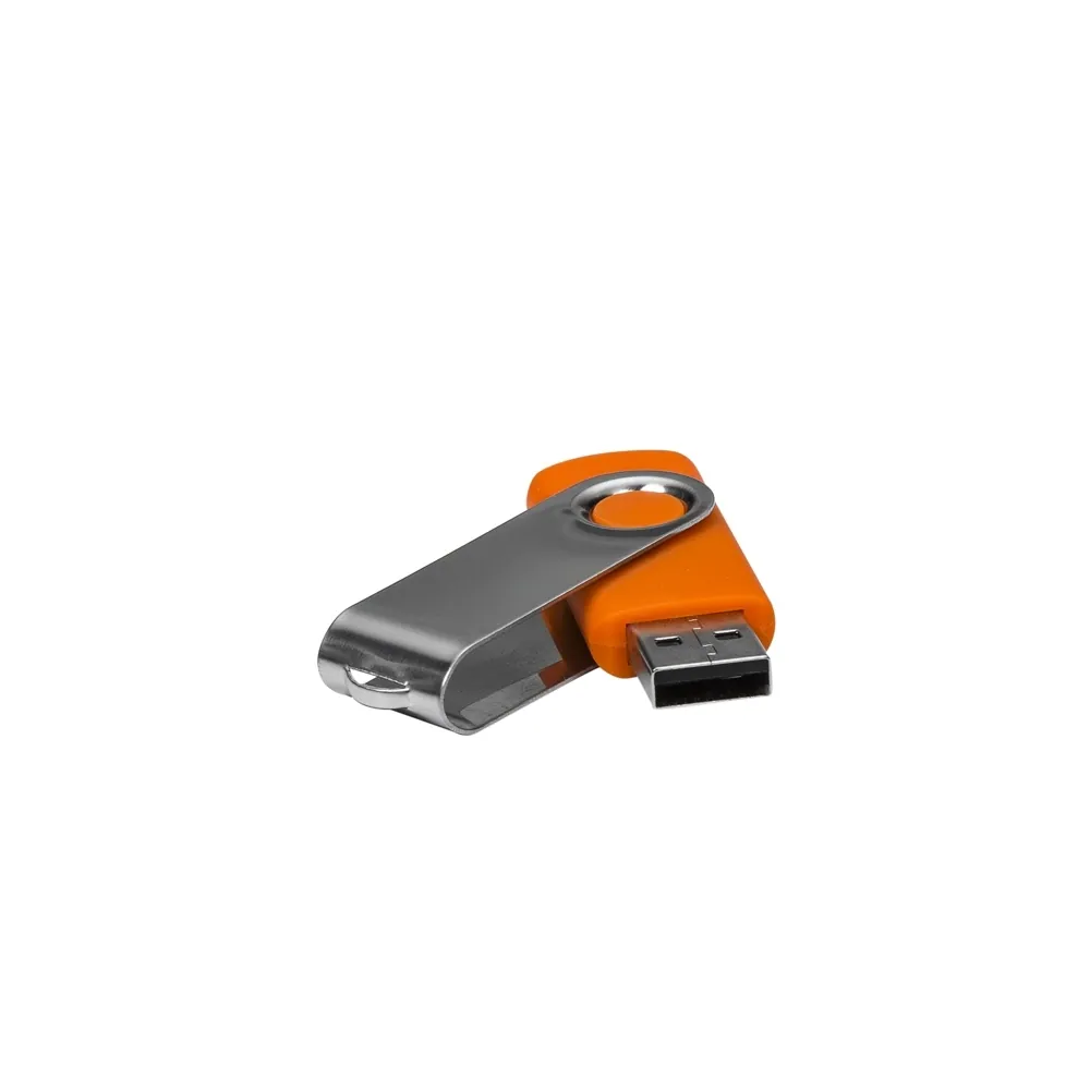 Pen Drive Giratório Metálico 4GB/8GB/16GB/32GB - Thumbnail 9