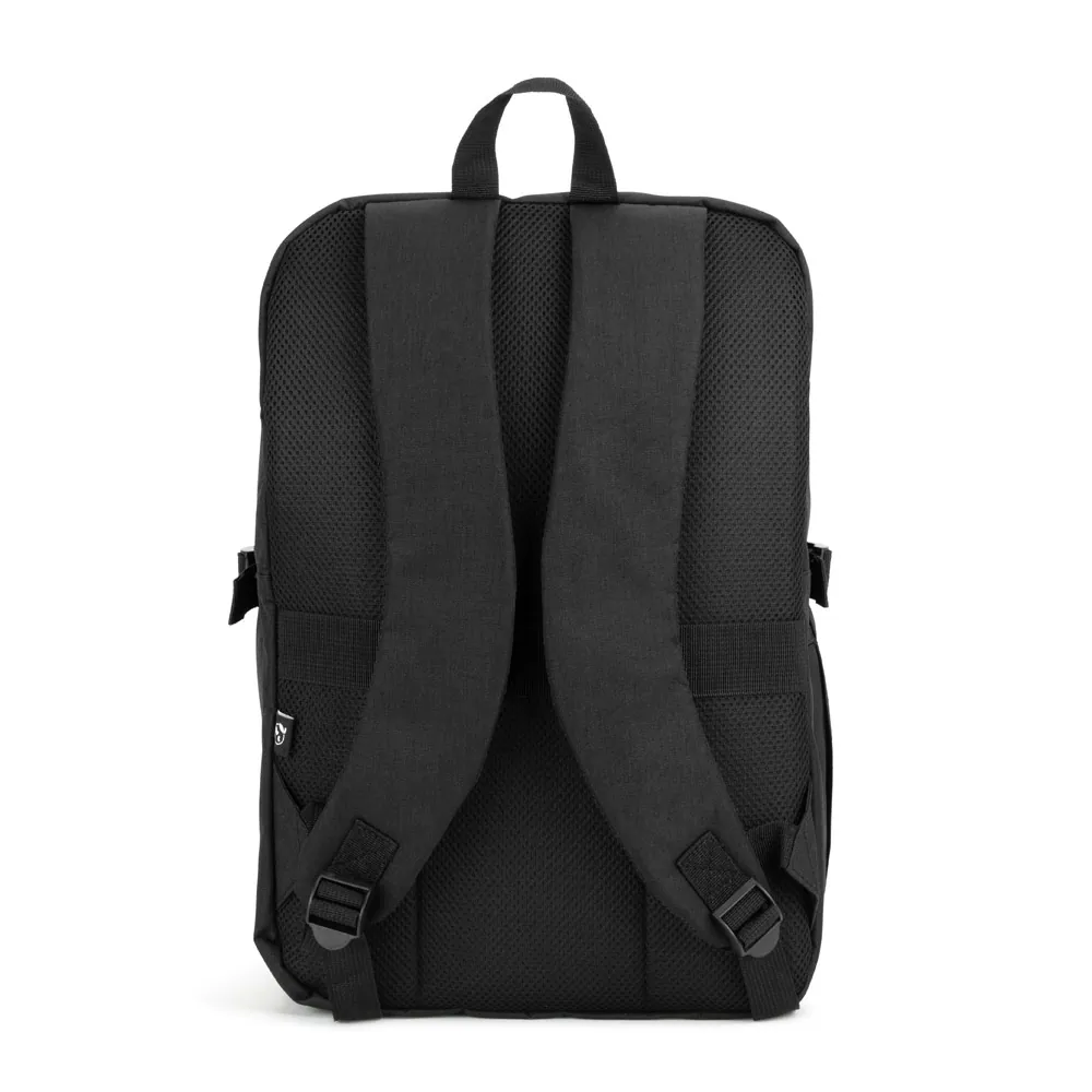UDINE. Mochila com um compartimento de abertura total em poliéster reciclado 300D de alta densidade (16") - Thumbnail 3