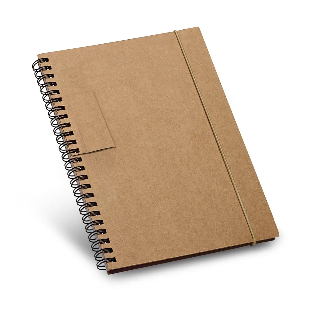 GARDEN. Caderno B6 de capa dura em cartão, com páginas pautadas recicladas - Thumbnail 2