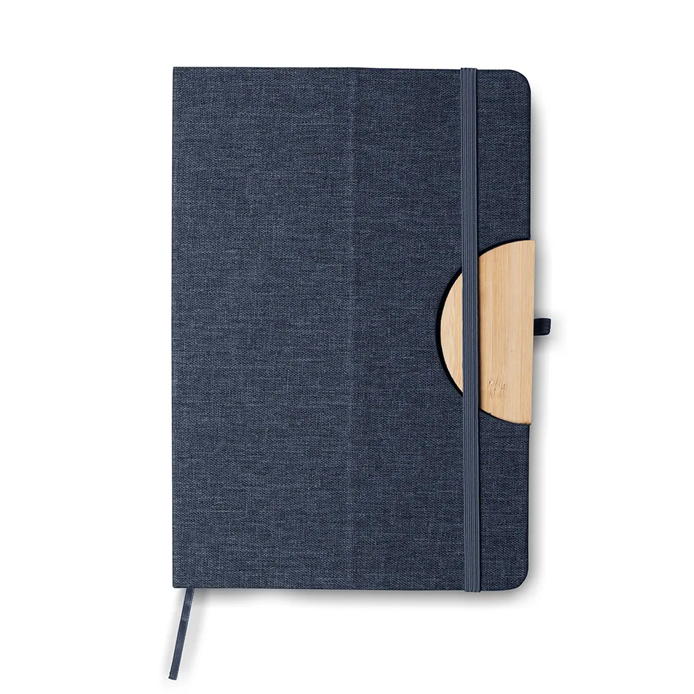 Caderno A5 Capa em RPET e detalhe em Bambu - Thumbnail 9