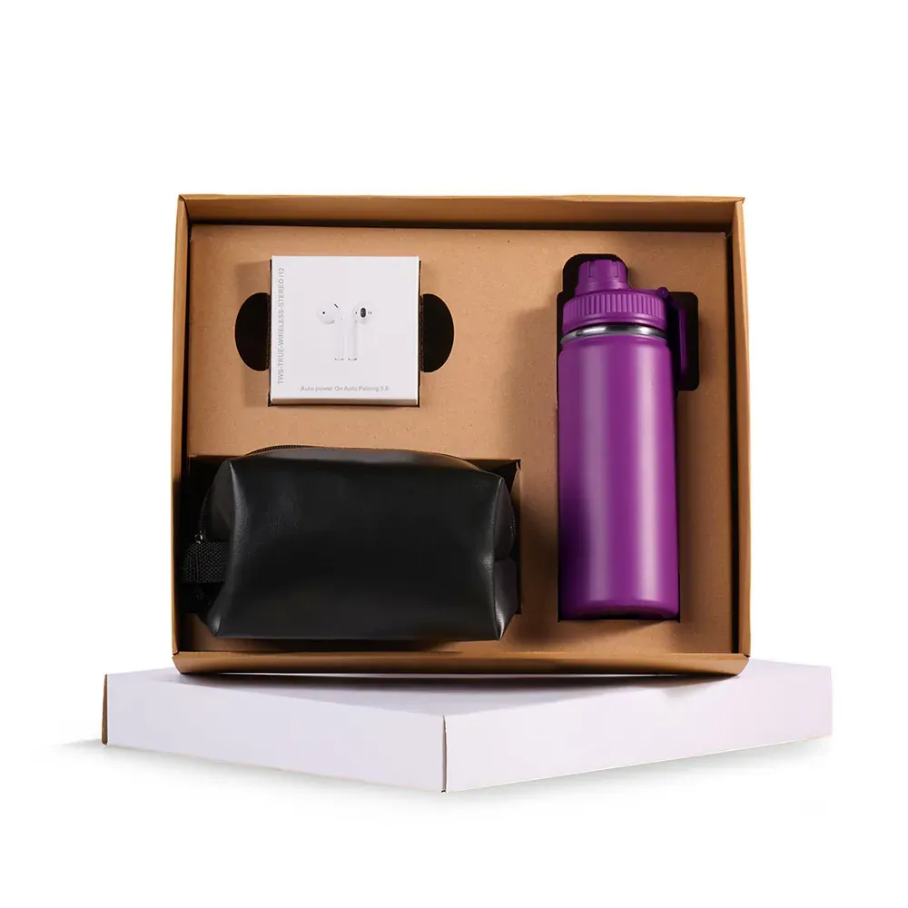 Kit Garrafa, Necessaire E Fone - 3 Pçs - Thumbnail 3
