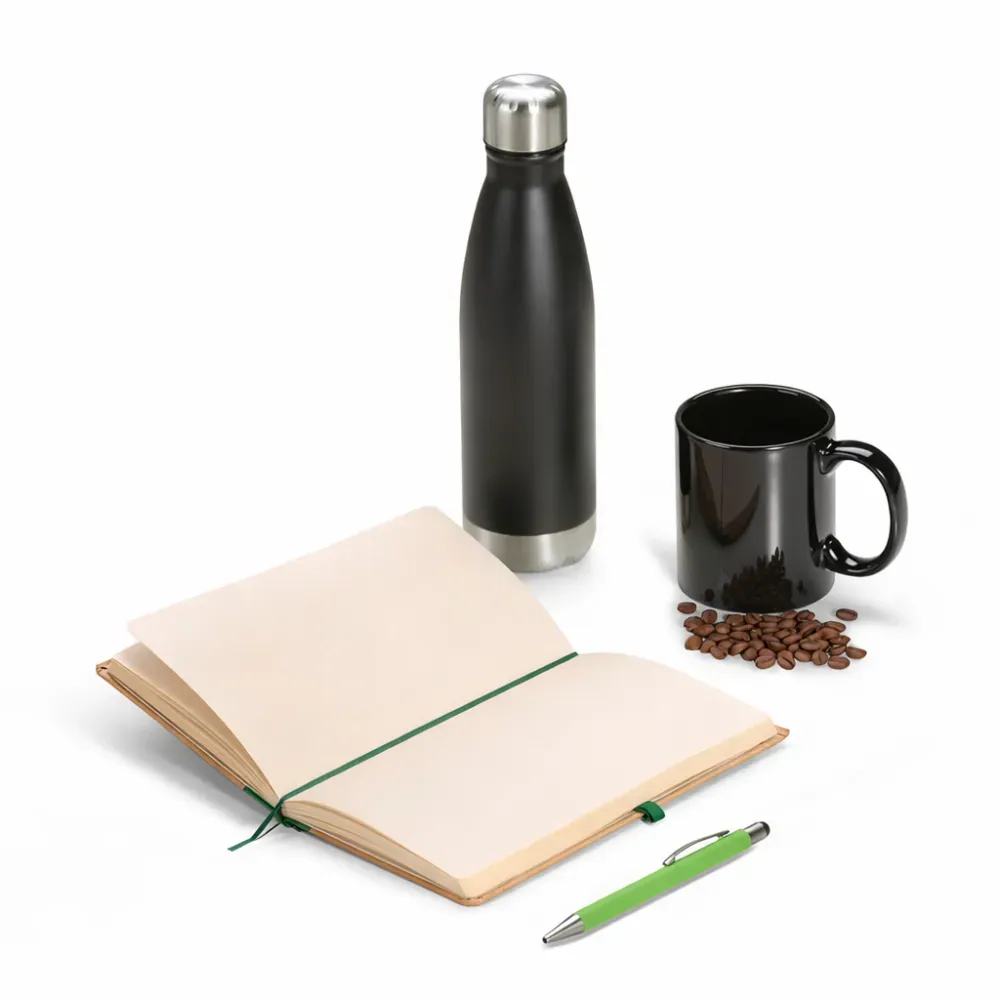 Kit Escritório - Verde - 4 Pçs - Thumbnail 5